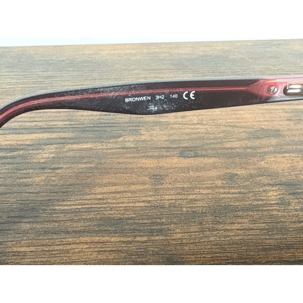 Kate Spade New York Bronwen 3H2 Cat Eye Eyeglasses Black Burgundy 140mm